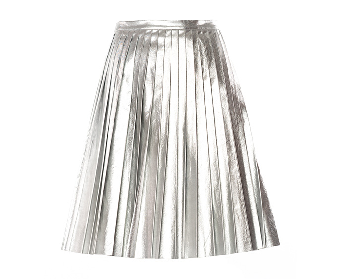 America-Retro_Silver-Pleated-Skirt