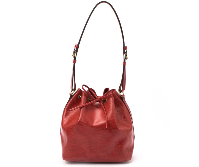Louis-Vuitton-Vintage-Red-Shoulder-Bag